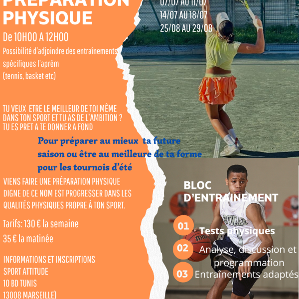 STAGE DE PREPARATION PHYSIQUE ETE 2025